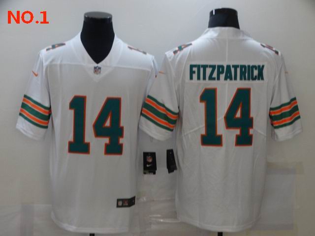 Men's Miami Dolphins #14 Ryan Fitzpatrick Jerseys-11